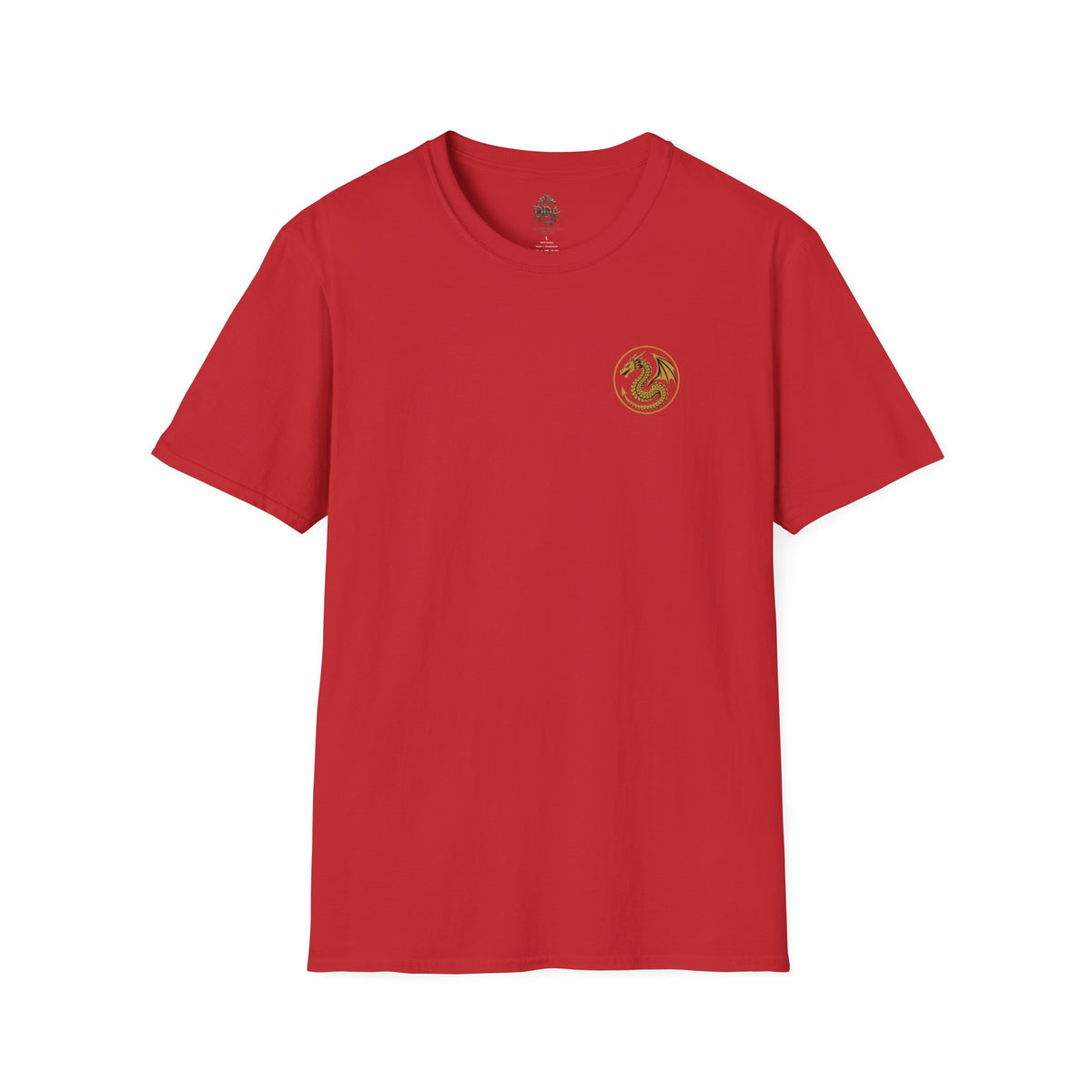 A # 1 Selling Divine Dragon Armor Pocket T-Shirt — Vintage Gold Emblem Tee