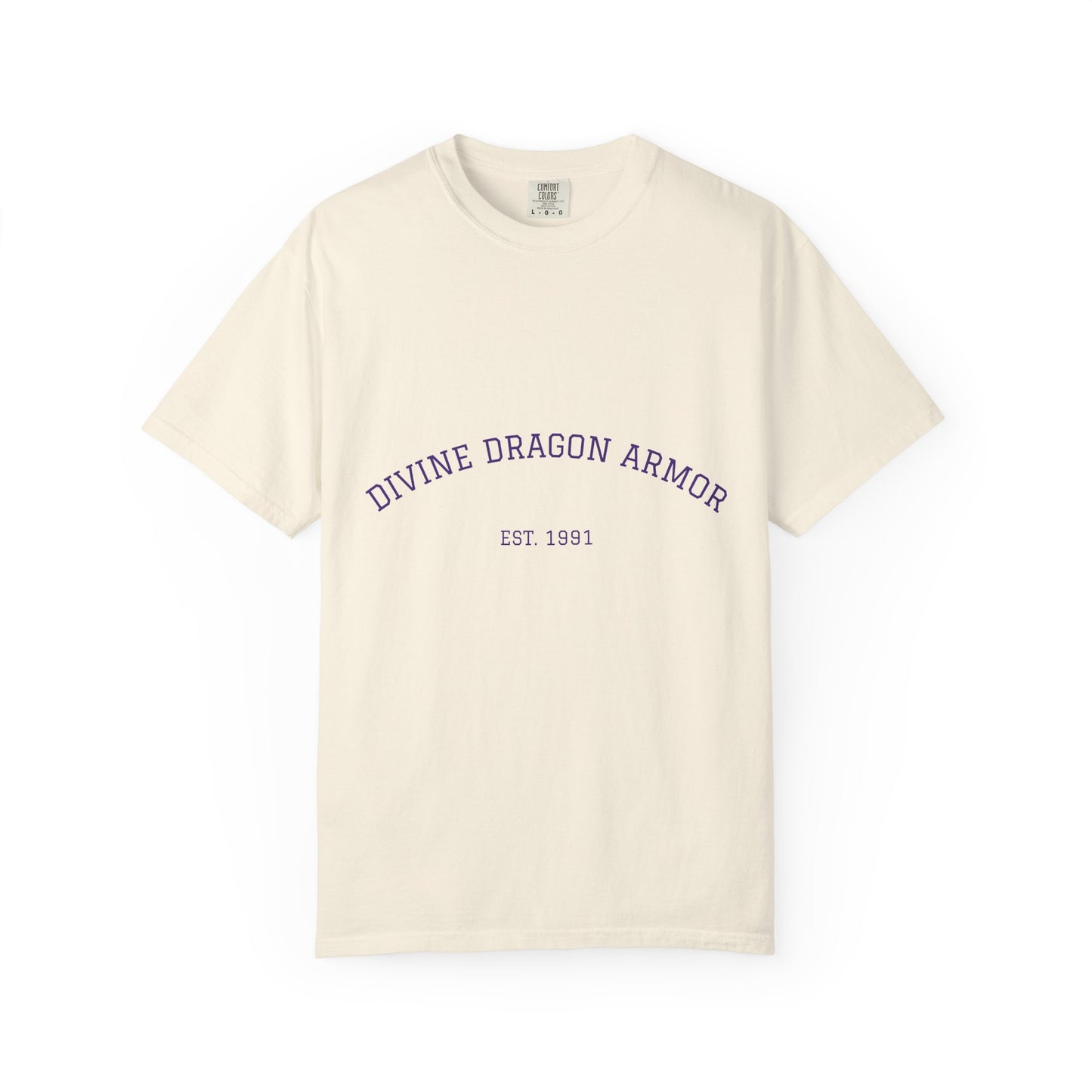 A Divine Dragon Armor Tee — Vintage 'Est. 1991' Graphic T-Shirt