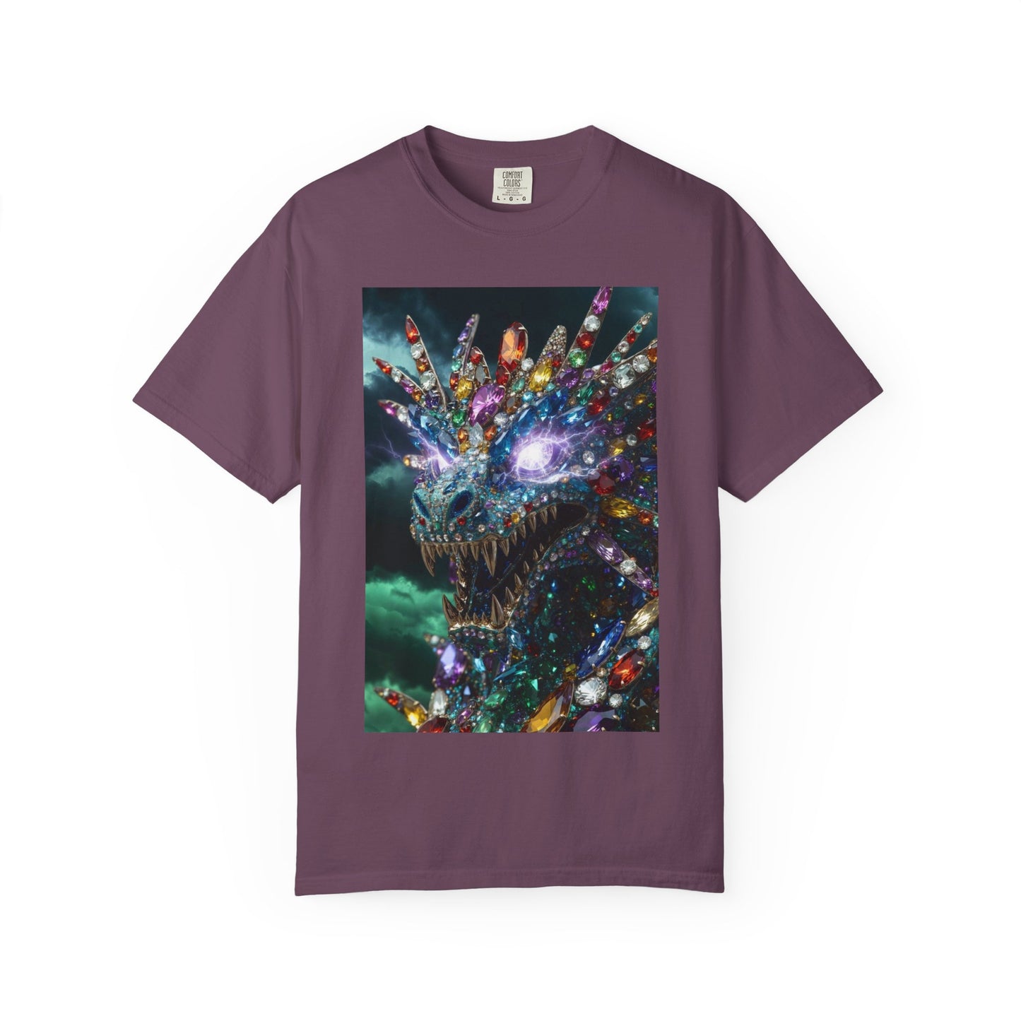 Dragon Crystal T-Shirt — Psychedelic Gem Monster Graphic Tee