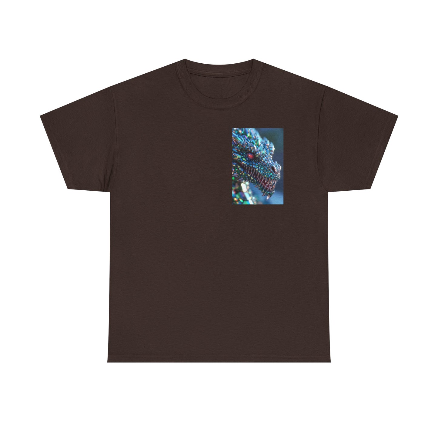 Dragon Scale Graphic Tee — Iridescent Fantasy Lizard Art Shirt