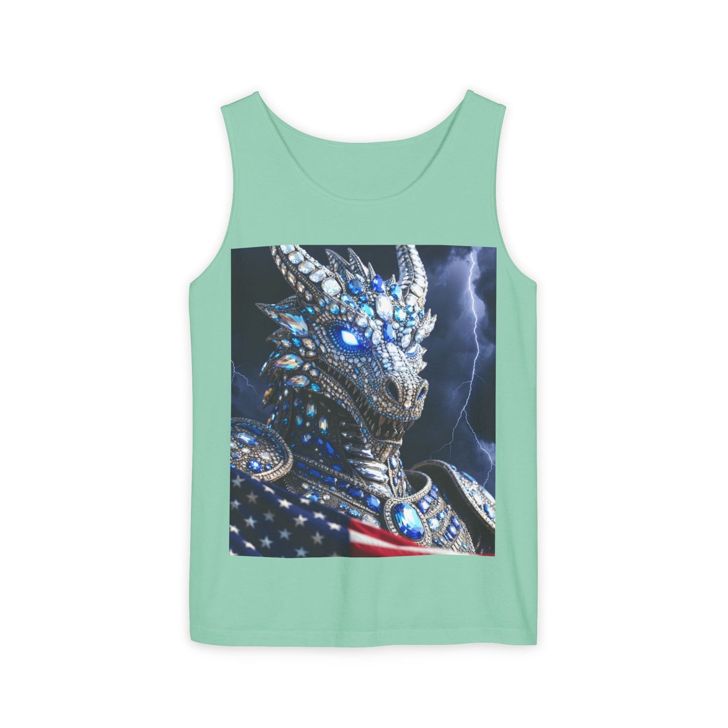 Patriotic Crystal Dragon Tank Top