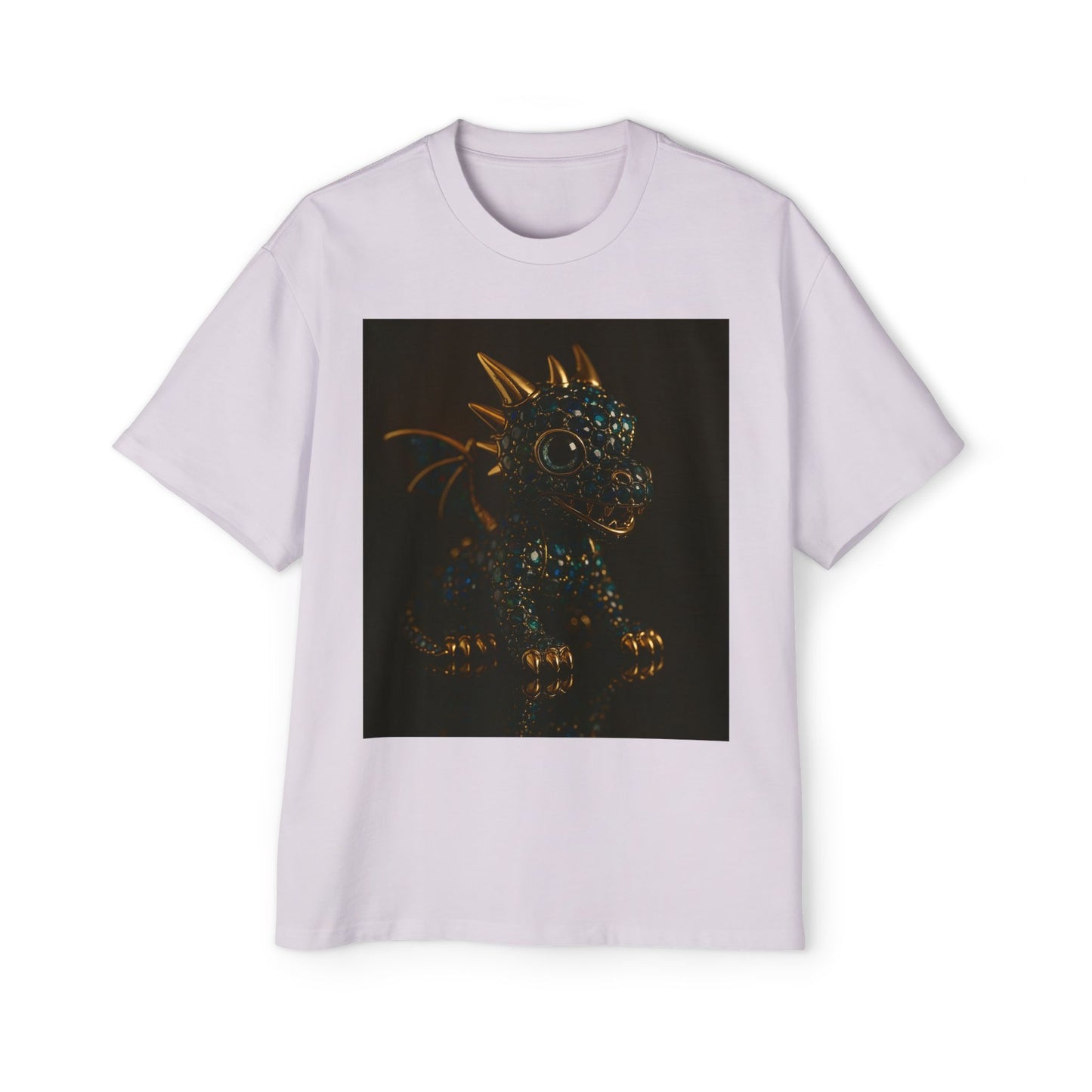 Dragon Design Oversized Tee, Casual Wear, Graphic Shirt, Gift for Fantasy Lovers, Unique T-Shirt, Perfect for Festivals and Everyday