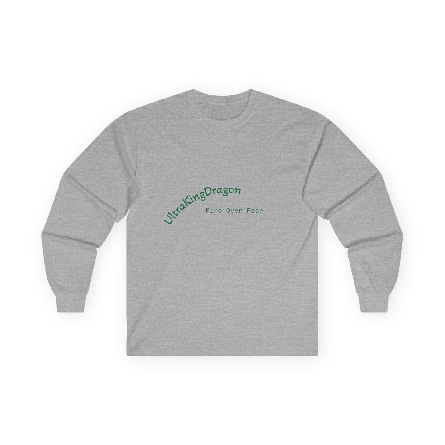Minimalist 'Vibes Over Fear' Long Sleeve Tee