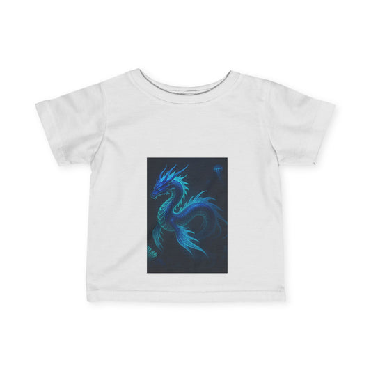 Mystical Dragon Infant Fine Jersey Tee - Cute & Comfortable Baby T-Shirt for Fantasy Lovers