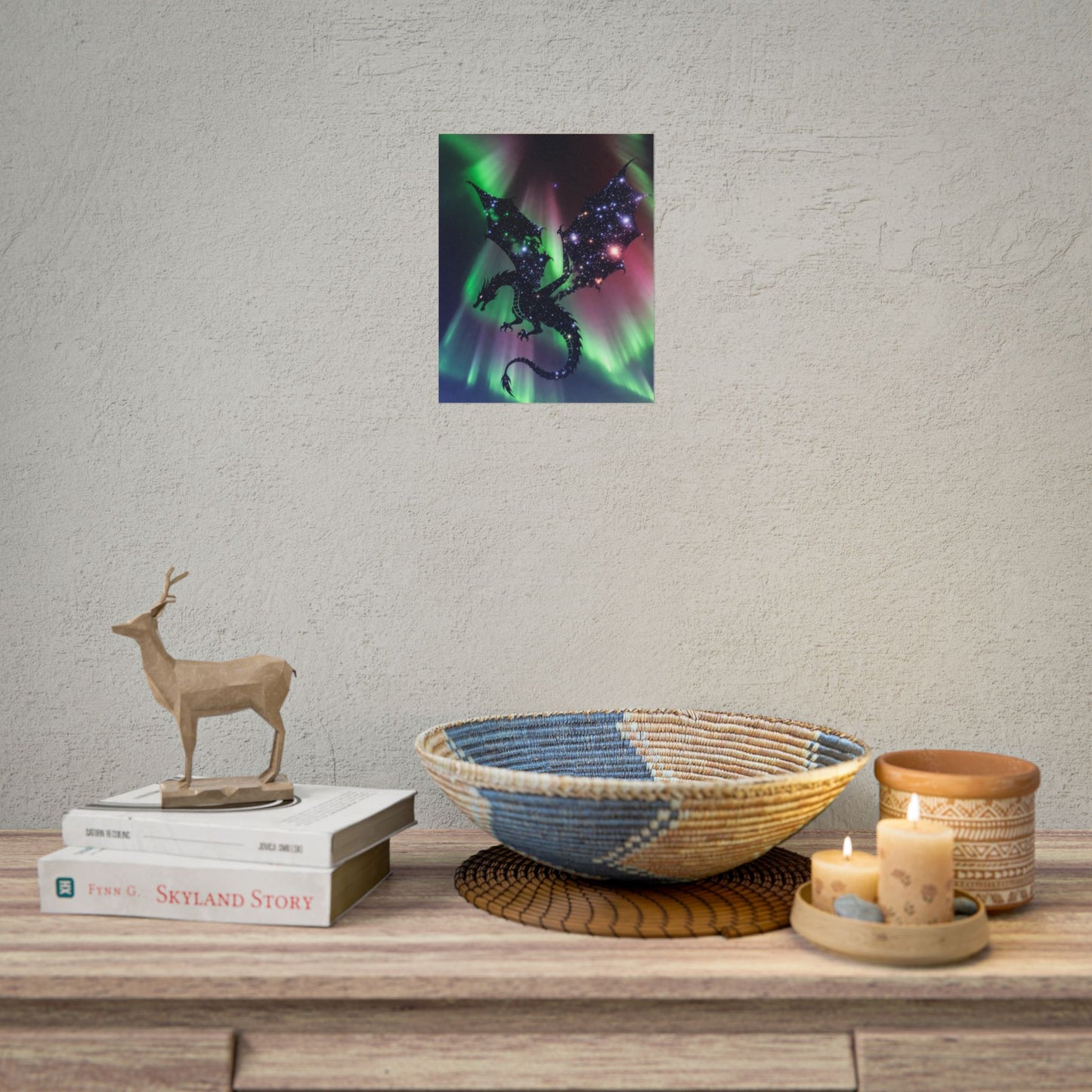 Dragon Aurora Poster