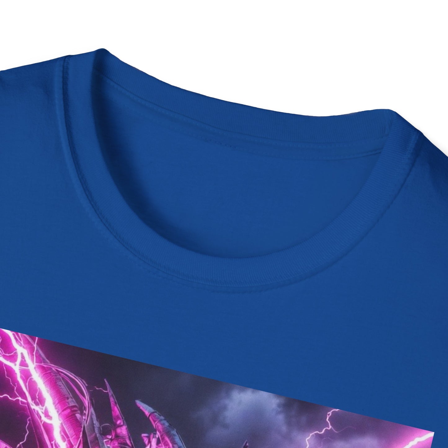 Dragon Lightning T-Shirt — Neon Purple Fantasy Dragon Graphic Tee