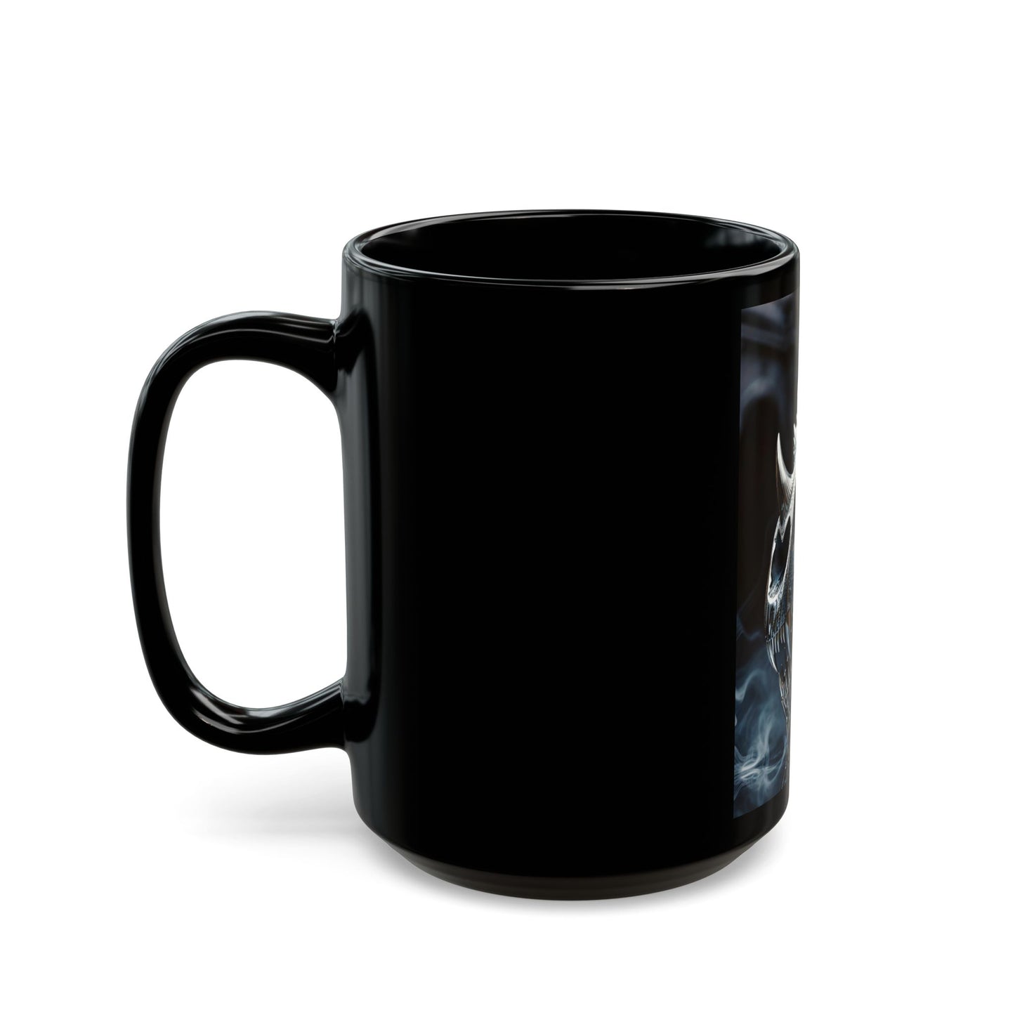 Dragon Design Black Mug - 11oz & 15oz