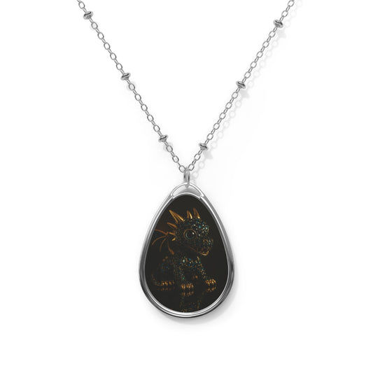 Elegant Oval Necklace with Unique Design, Statement Jewelry, Gift for Her, Trendy Accessory, Handmade Jewelry, Holiday Gifts