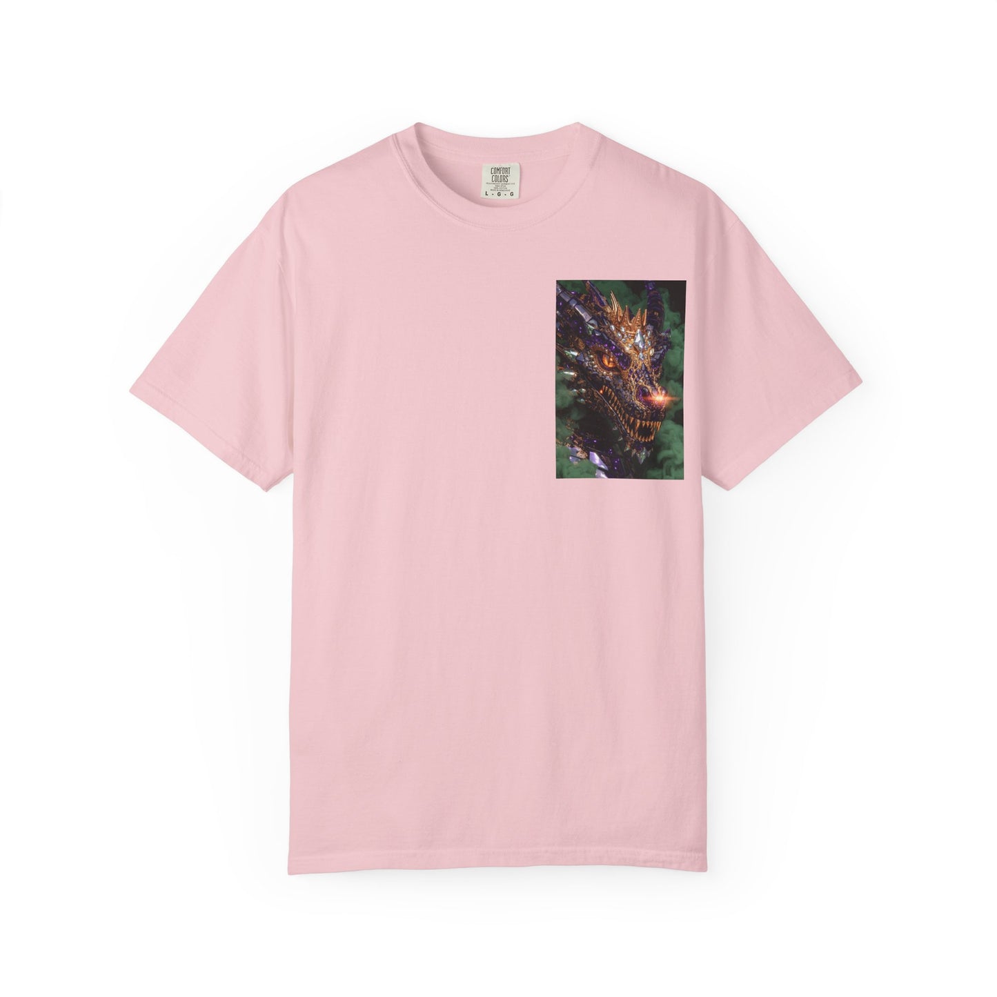 Dragon Pocket Graphic T‑Shirt — Fiery Fantasy Chest Print