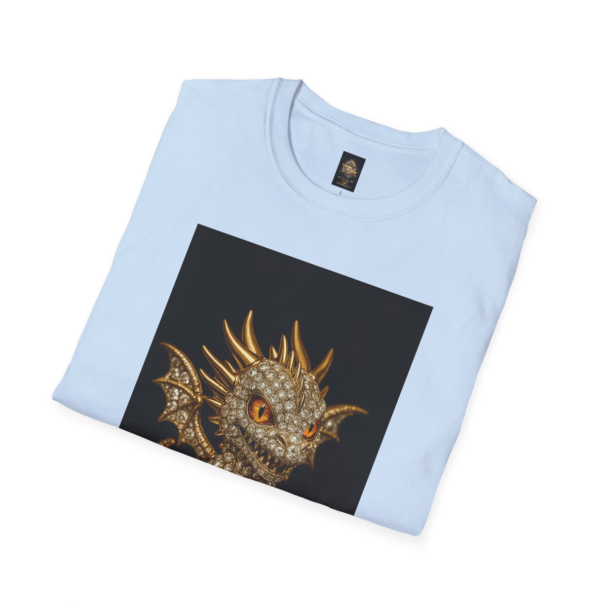 A Dragon Graphic T-Shirt, Fun Fantasy Apparel, Perfect Gift for Dragon Lovers, Casual Wear, Birthday Gift, Softstyle Tee