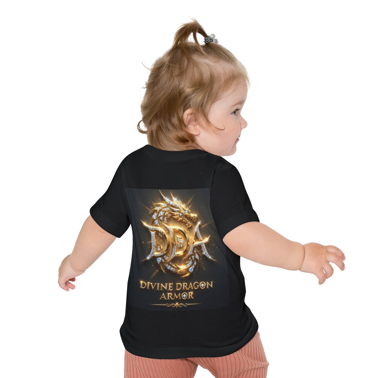 A Baby T-Shirt — Divine Dragon Armor Lightning Robot Graphic