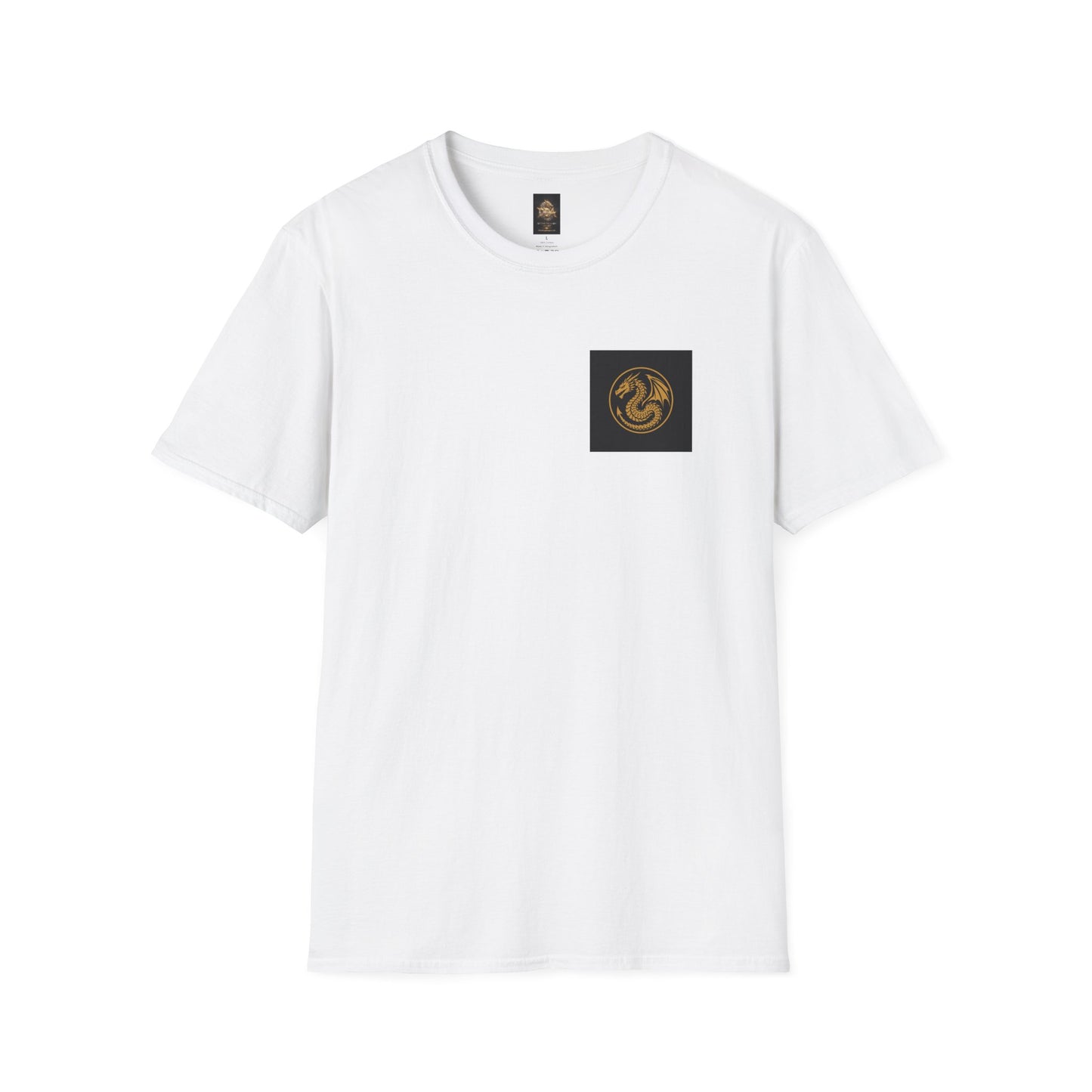 A # 1 Selling Divine Dragon Armor Pocket T-Shirt — Vintage Gold Emblem Tee