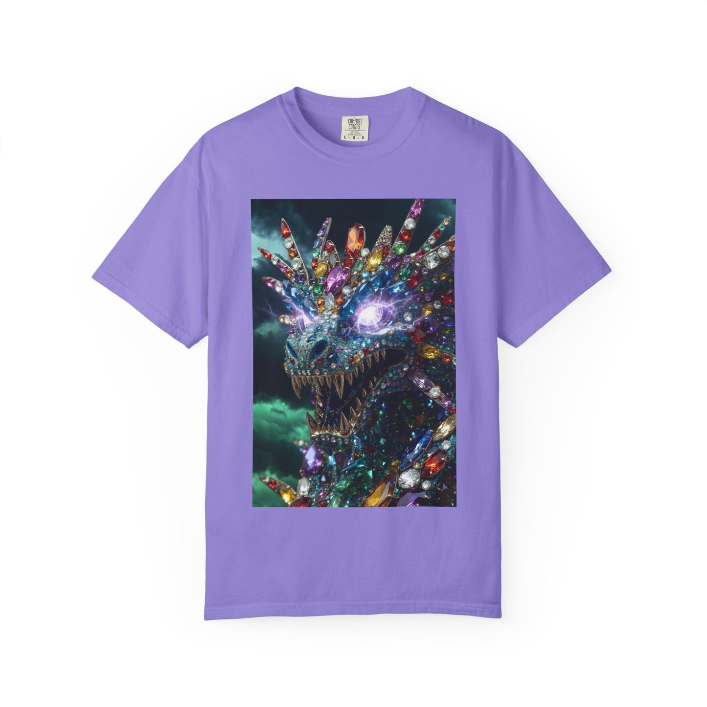 Dragon Crystal T-Shirt — Psychedelic Gem Monster Graphic Tee