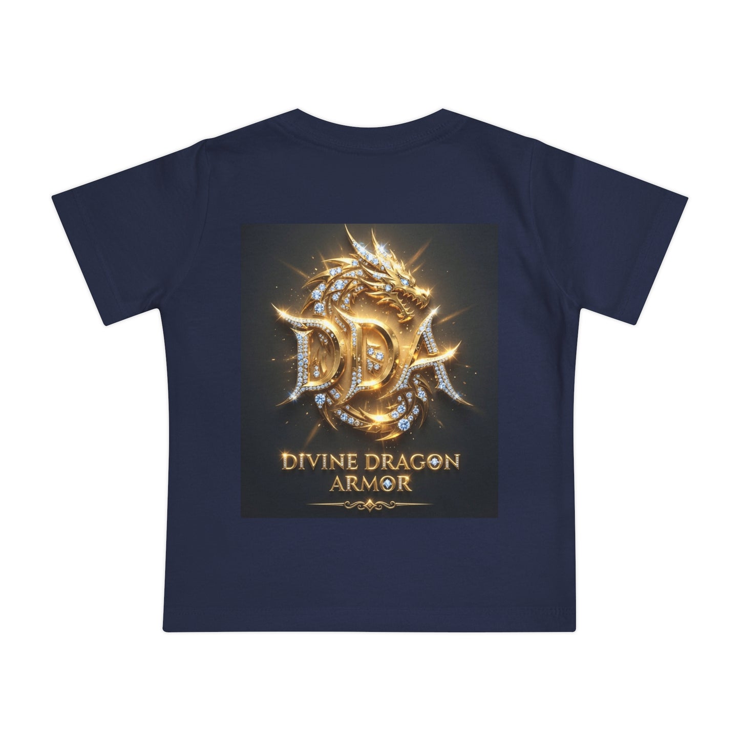 A Baby T-Shirt — Divine Dragon Armor Lightning Robot Graphic