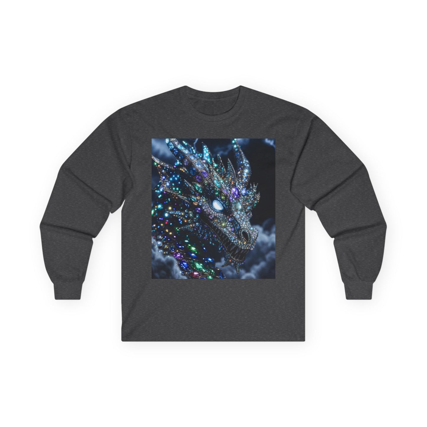 Mystic Crystal Dragon Long Sleeve Tee