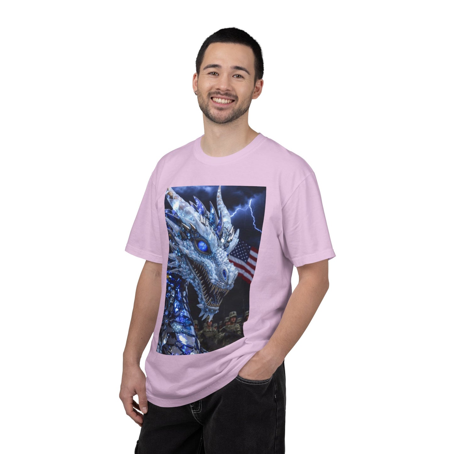 Ice Dragon Military Patriot T-Shirt