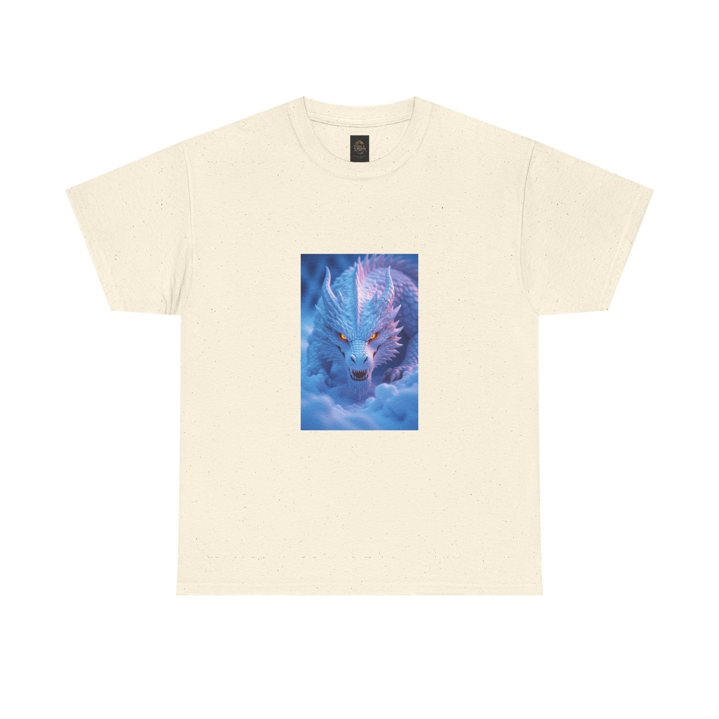 A Mystic Blue Dragon Tee — Ethereal Fantasy Animal Graphic T-Shirt