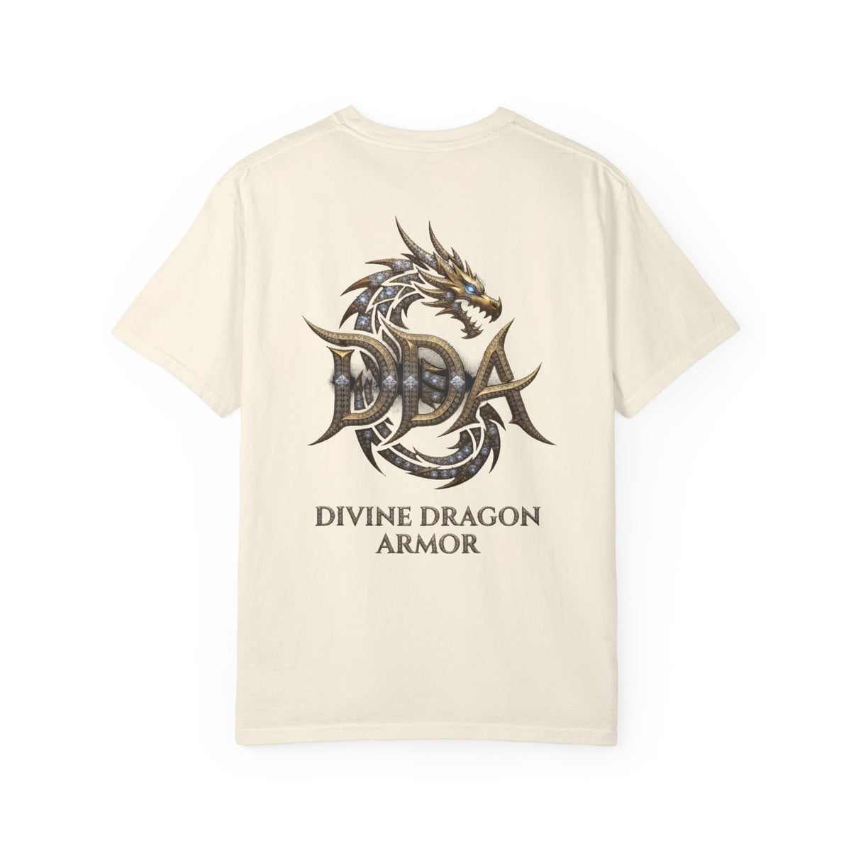 A DIVINE DRAGON ARMOR MEN OR WOMANS Garment-Dyed T-shirt