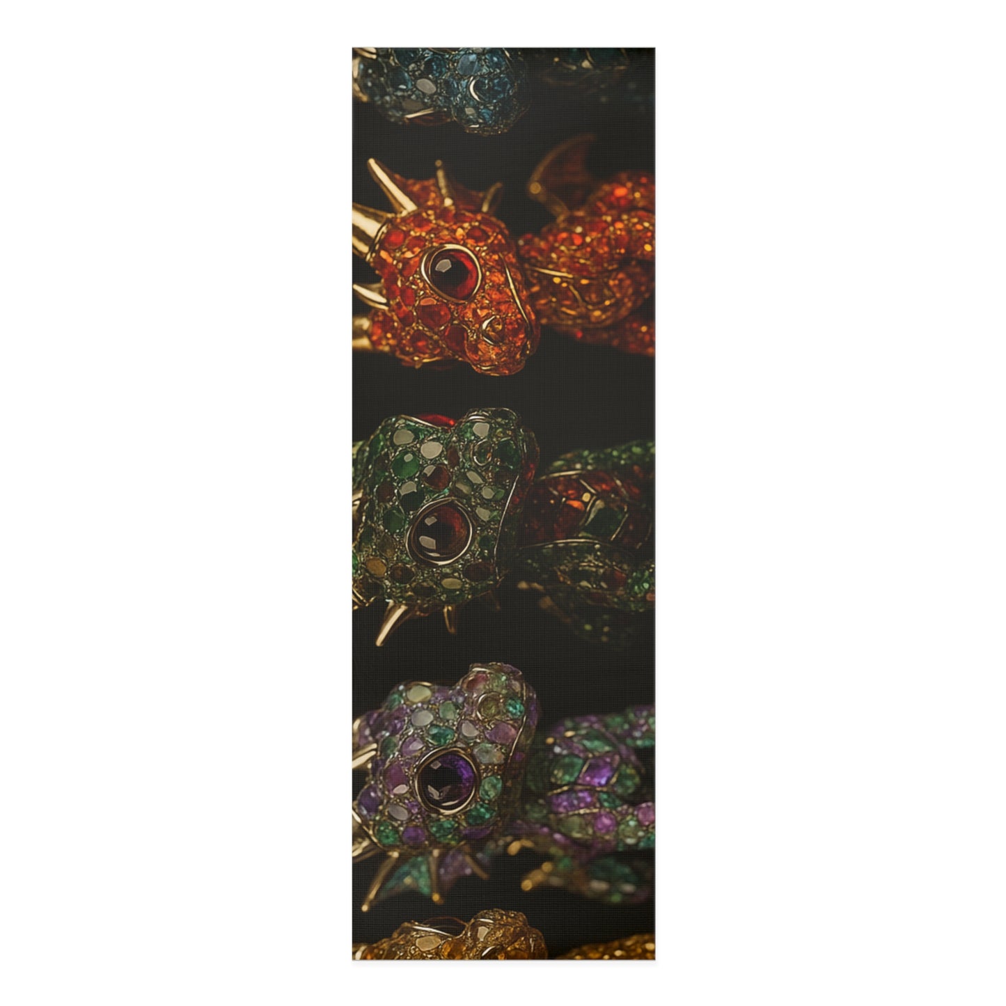 Vibrant Fish Design Foam Yoga Mat, Colorful Exercise Mat, Eco-Friendly Fitness Mat, Yoga Gift for Fish Lovers, Unique Yoga Accessory
