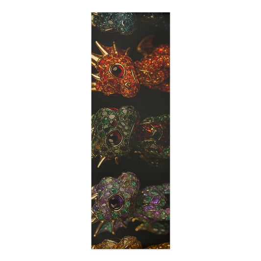 Vibrant Fish Design Foam Yoga Mat, Colorful Exercise Mat, Eco-Friendly Fitness Mat, Yoga Gift for Fish Lovers, Unique Yoga Accessory