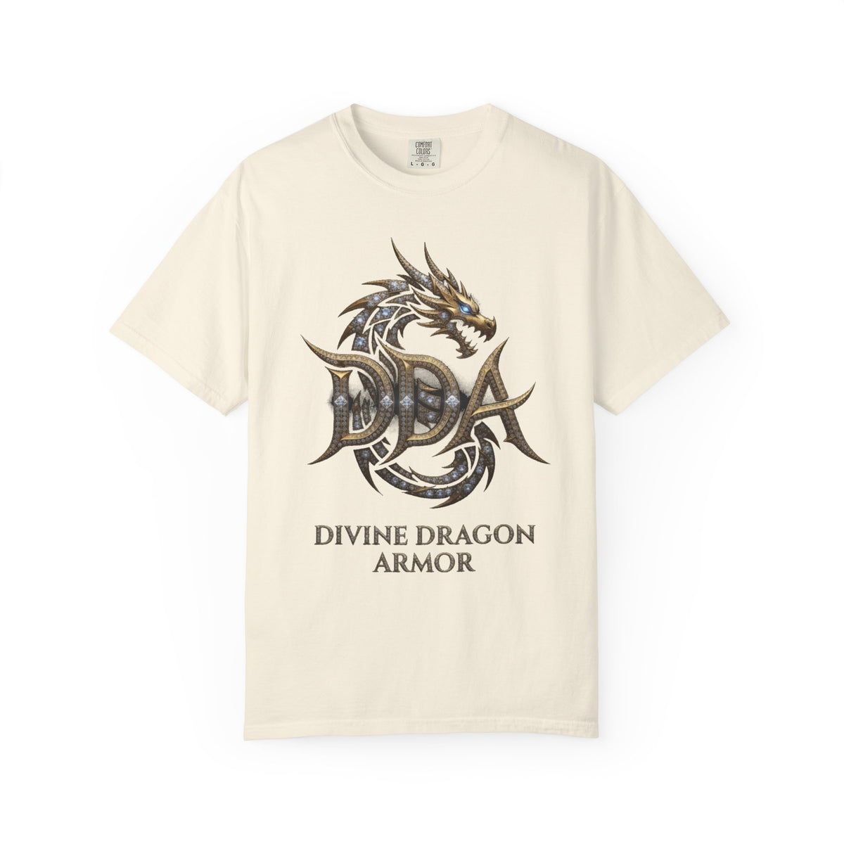 A DIVINE DRAGON ARMOR MEN OR WOMANS Garment-Dyed T-shirt