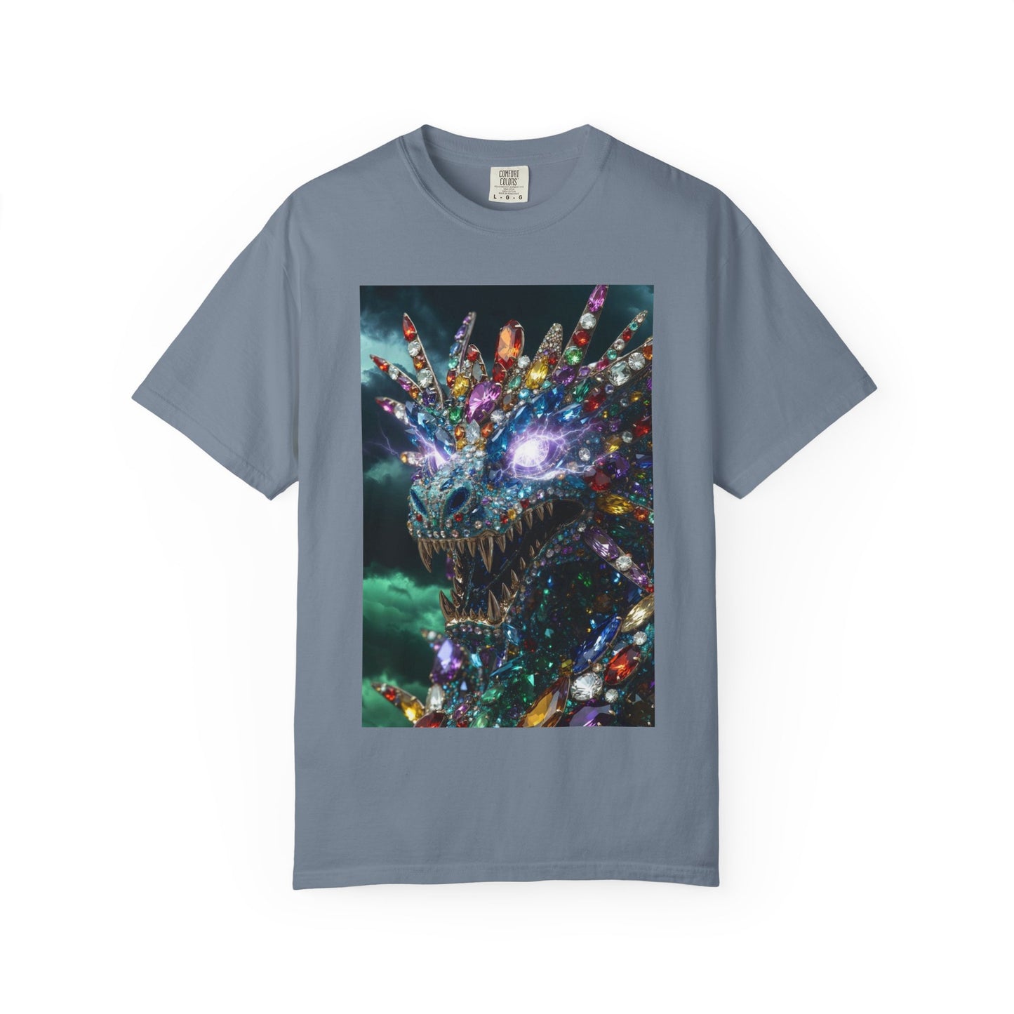 Dragon Crystal T-Shirt — Psychedelic Gem Monster Graphic Tee