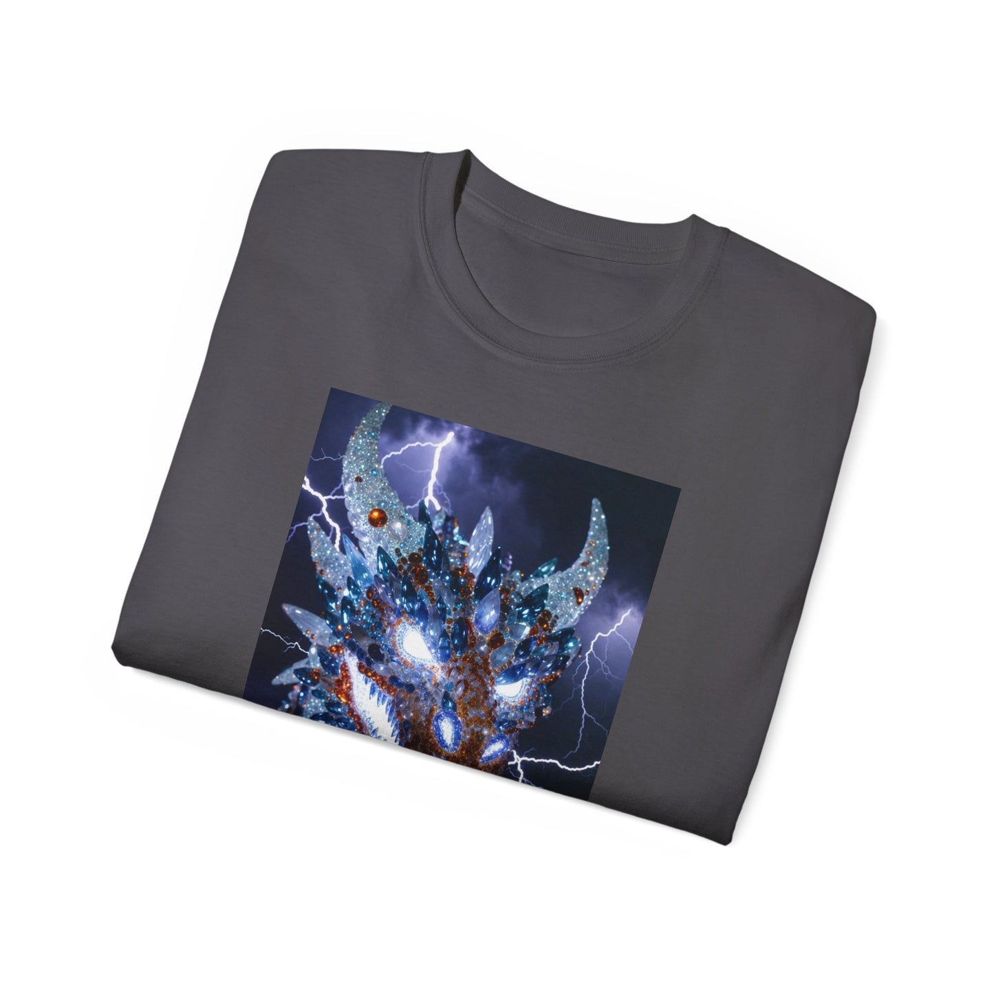Electric Dragon T-Shirt — Lightning Fantasy Beast Graphic Tee