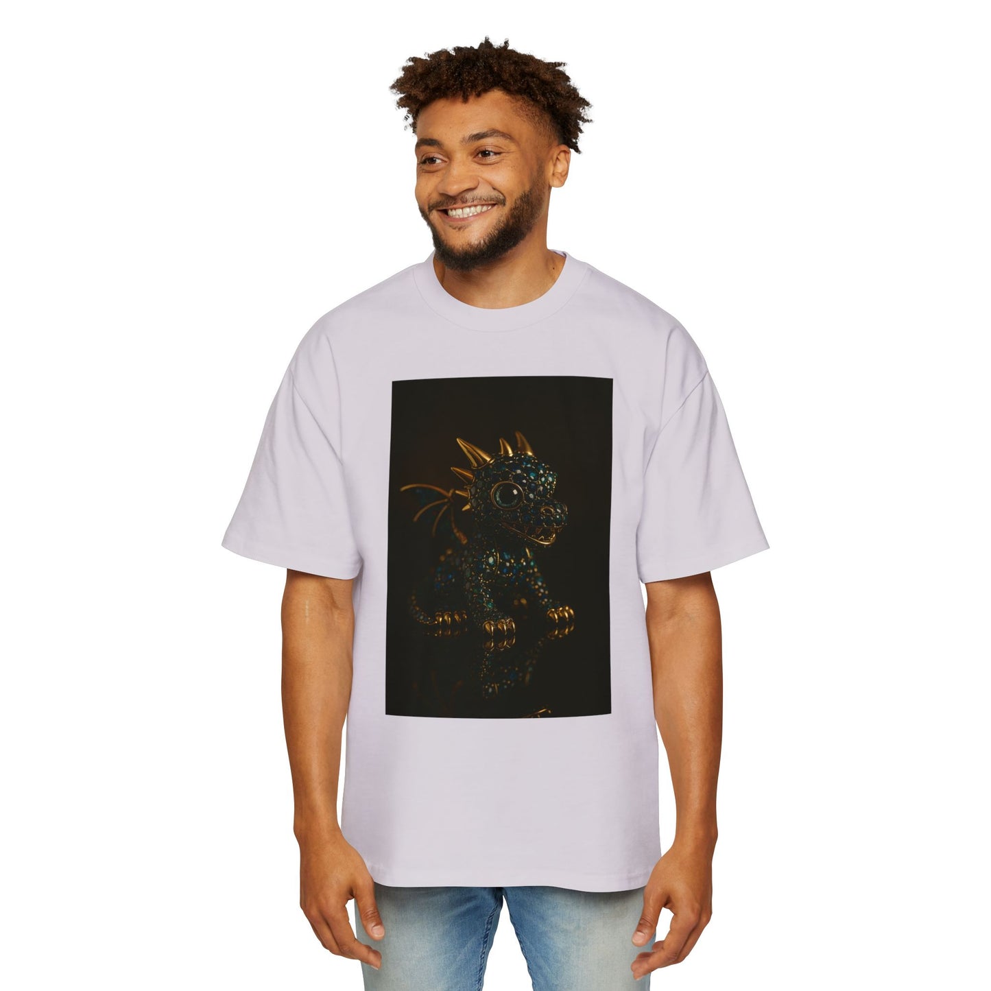 A Dragon Design Oversized Tee, Casual Wear, Graphic Shirt, Gift for Fantasy Lovers, Unique T-Shirt, Perfect for Festivals and Everyday