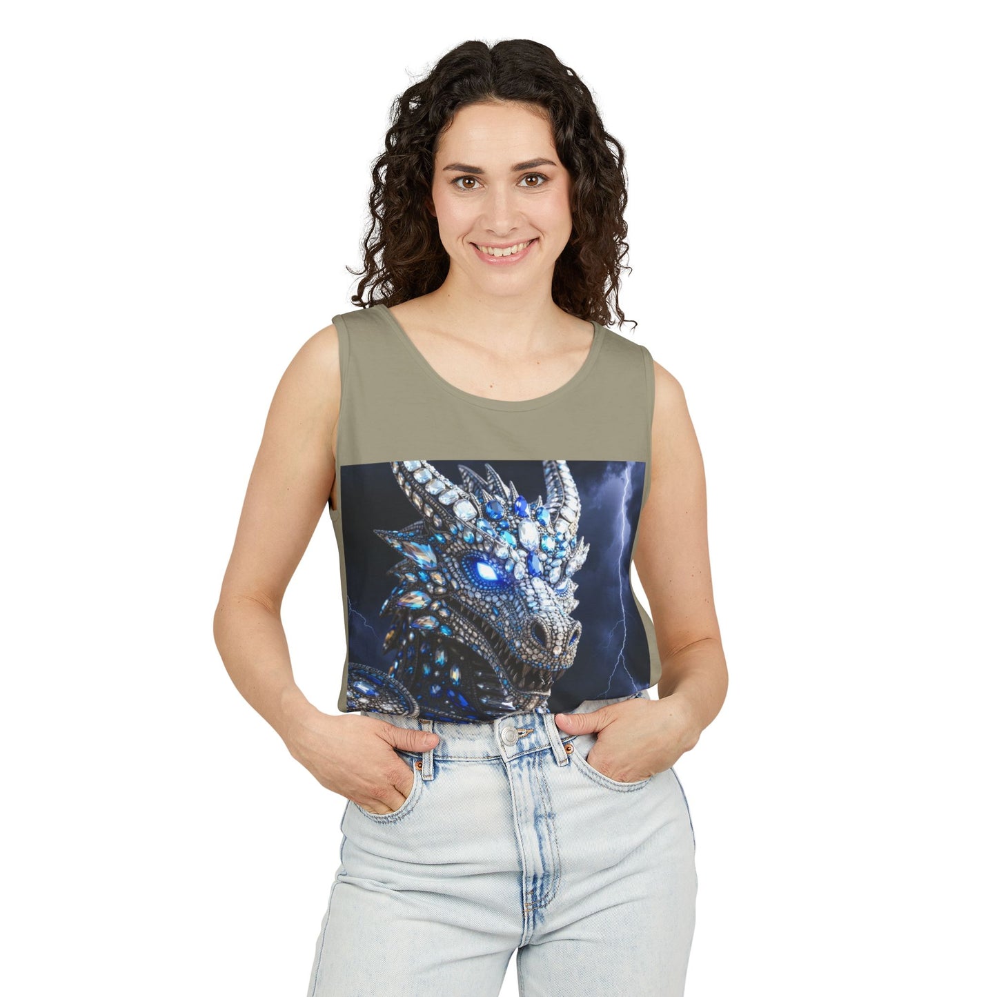 Patriotic Crystal Dragon Tank Top
