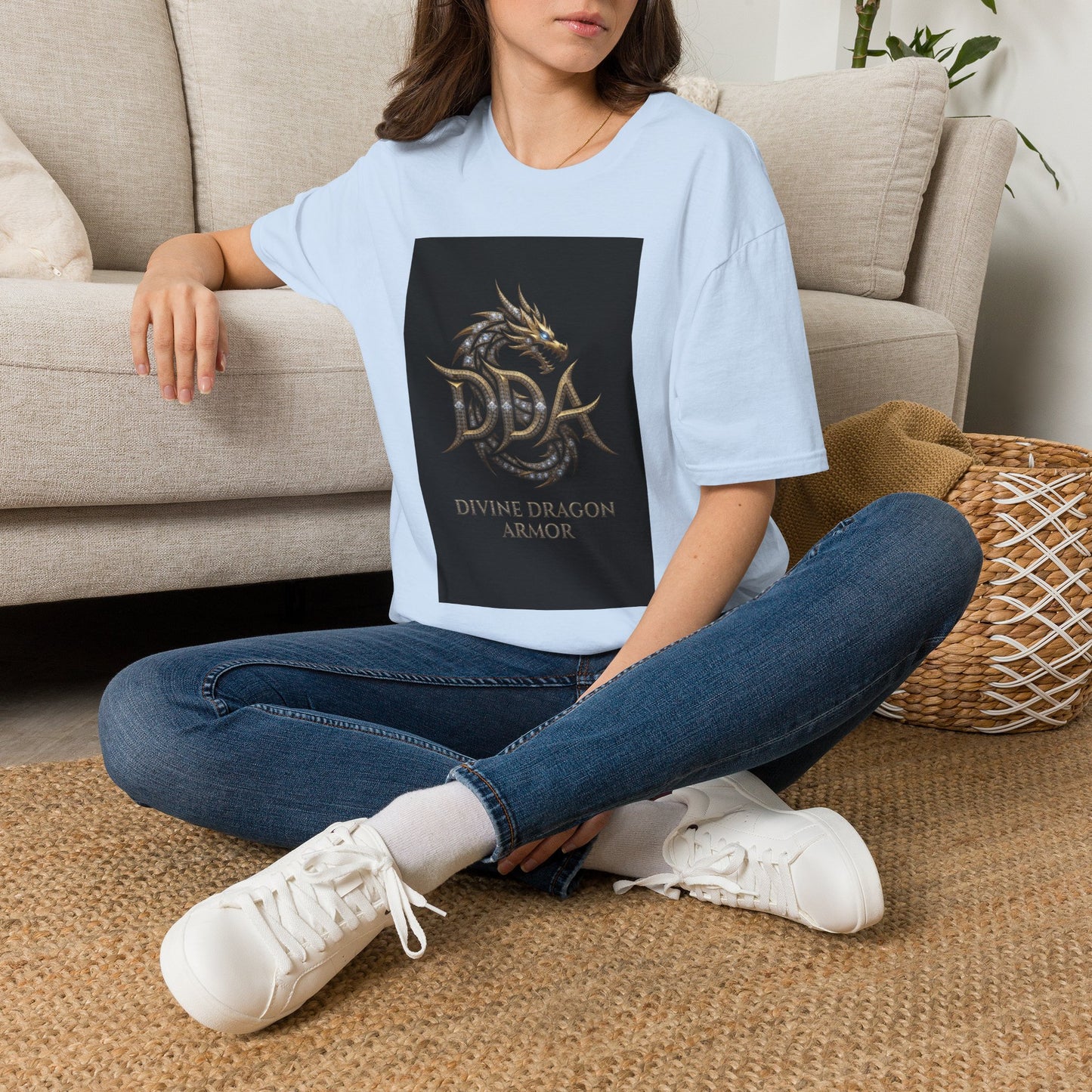 A Dragon Crest T-Shirt — Divine Dragon Armor Logo Tee