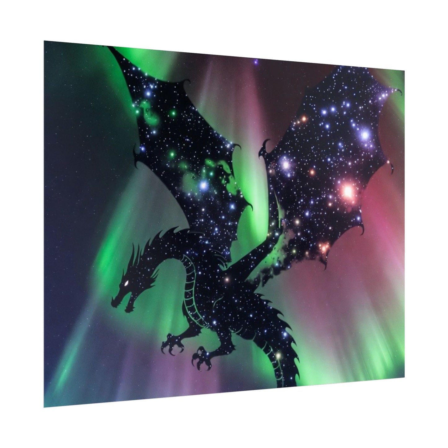 Dragon Aurora Poster