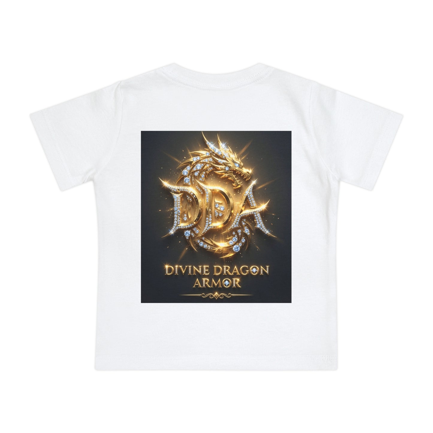 A Baby T-Shirt — Divine Dragon Armor Lightning Robot Graphic