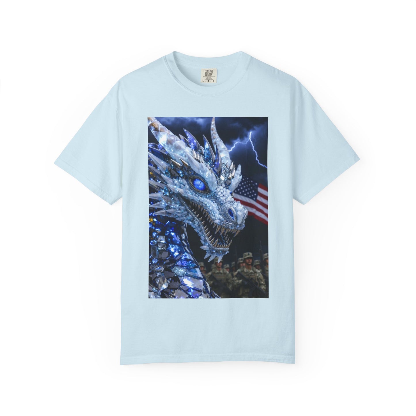 Ice Dragon Military Patriot T-Shirt