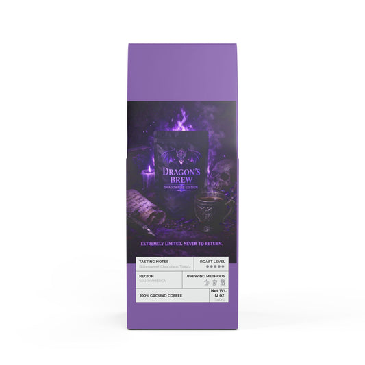 A Shadow Fire Edition Dragons Brew Extremely Limited Never to return. (Dark French Roast)