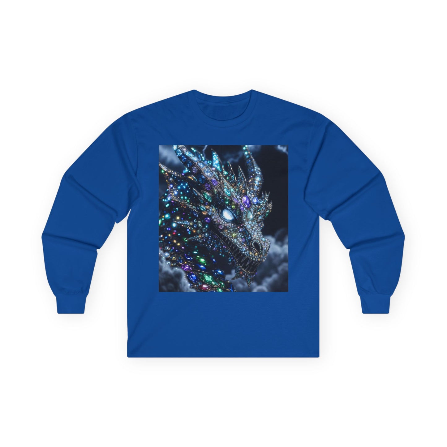 Mystic Crystal Dragon Long Sleeve Tee