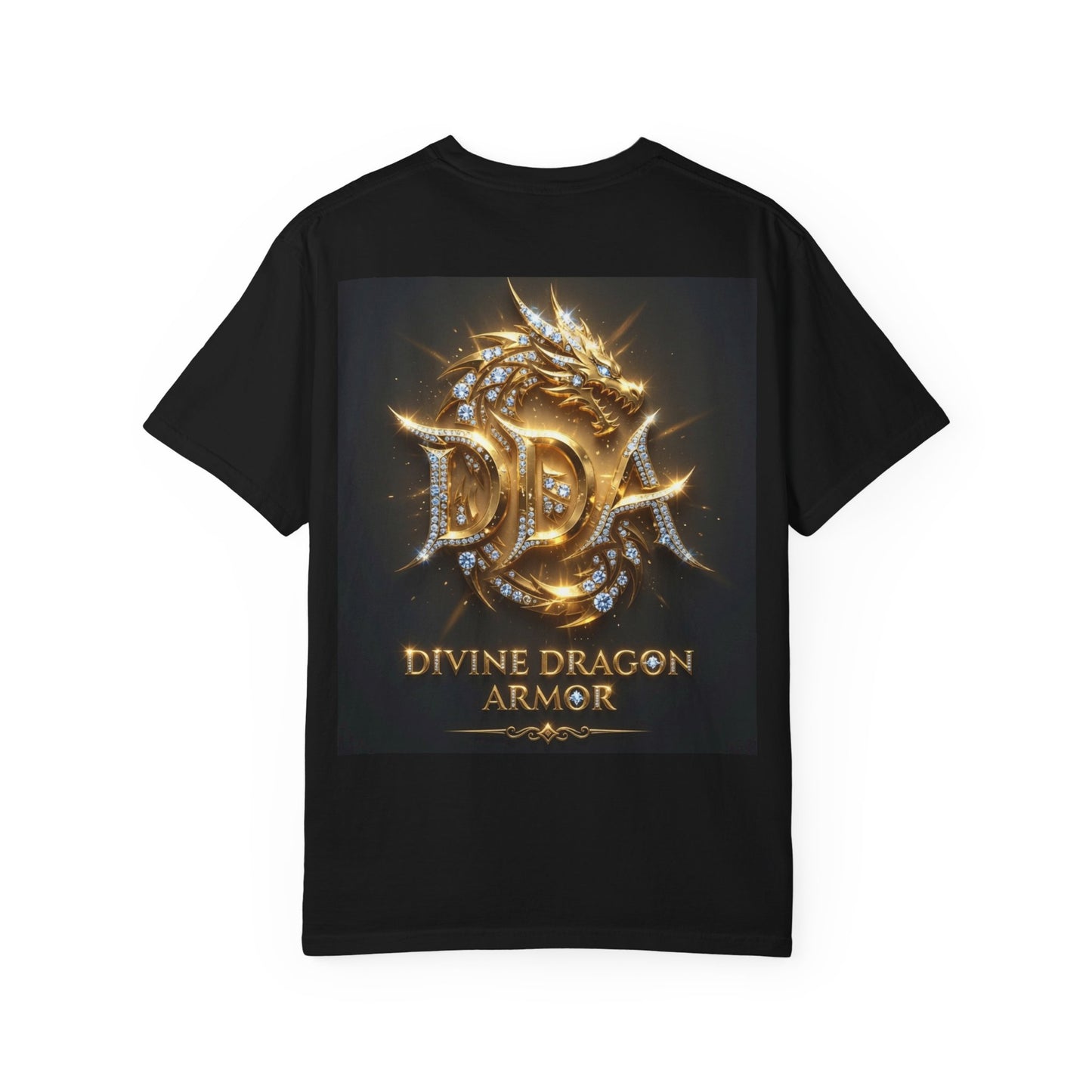 A DIVINE DRAGON ARMOR MEN OR WOMANS Garment-Dyed T-shirt