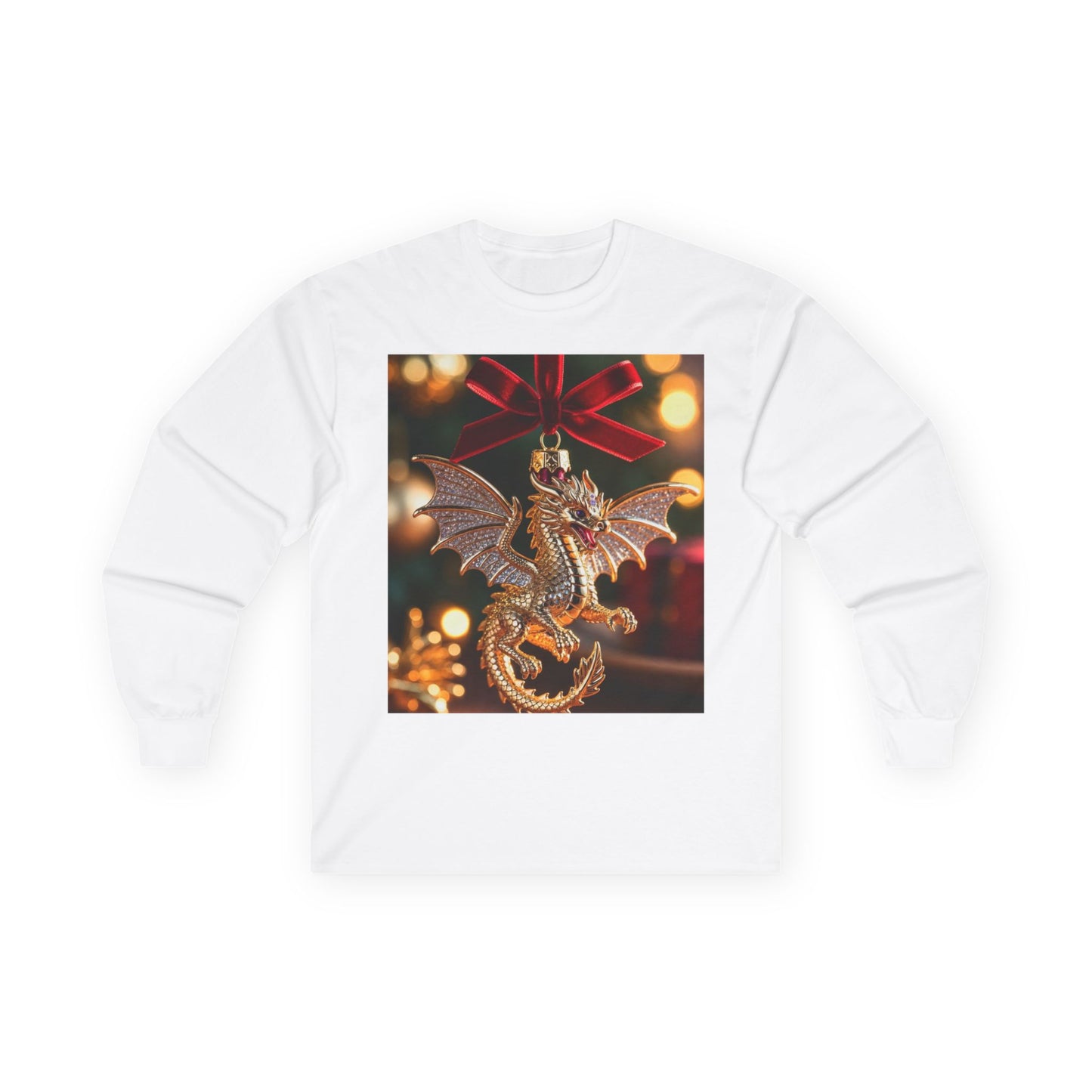 Dragon Ornament Holiday Long Sleeve Tee