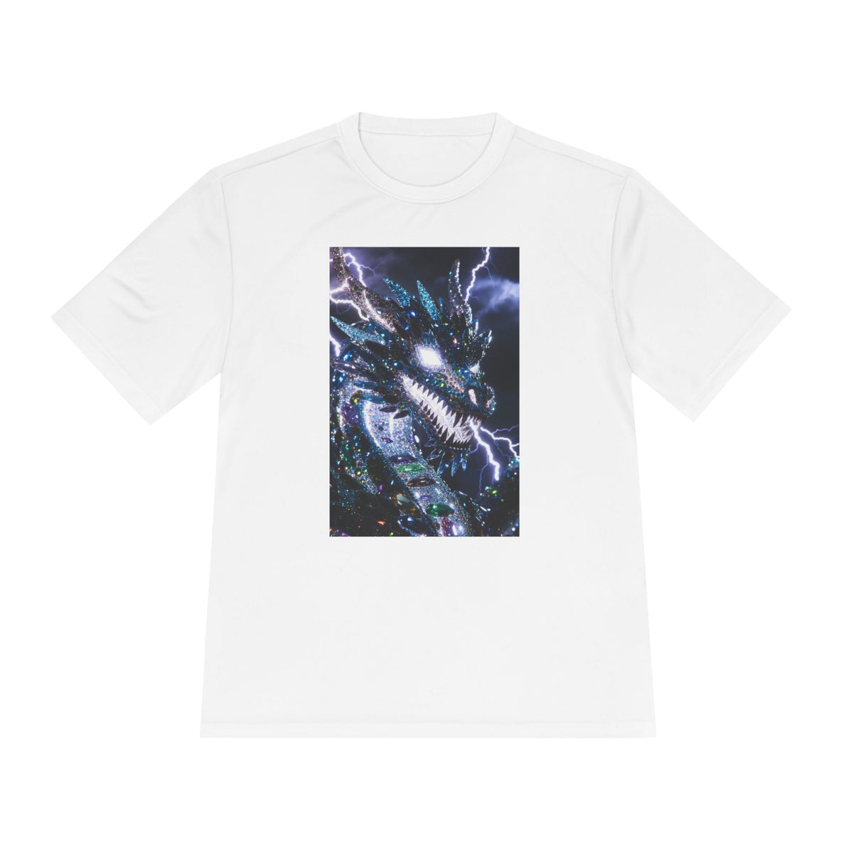 A Lightning Dragon Graphic Tee — Cosmic Fantasy Dragon Shirt