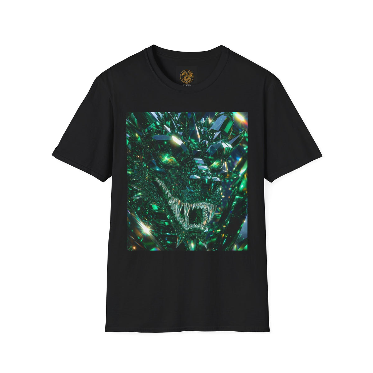 An Emerald Dragon Crystal Skull T-Shirt