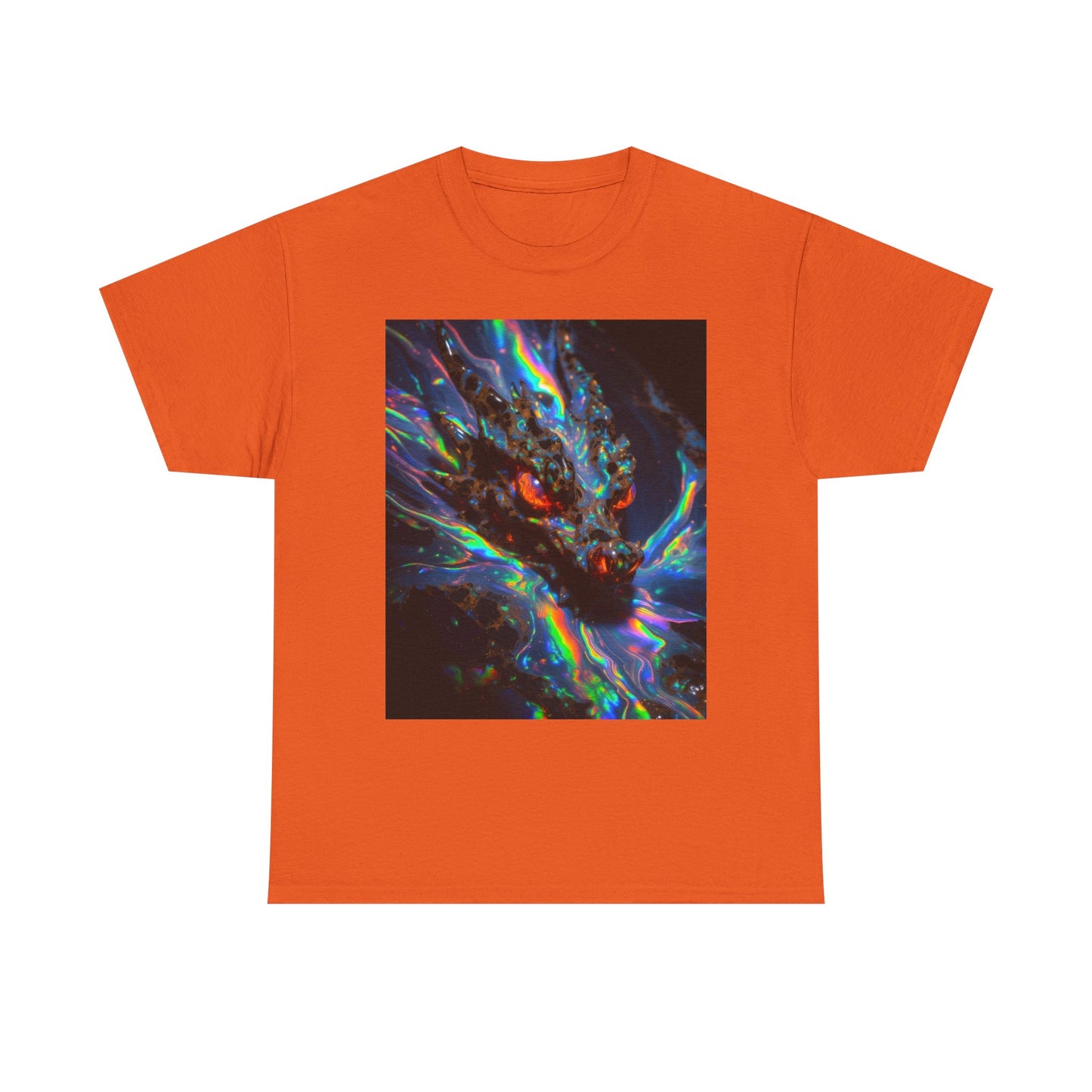 Psychedelic Dragon T-Shirt — Neon Cosmic Dragon Graphic Tee