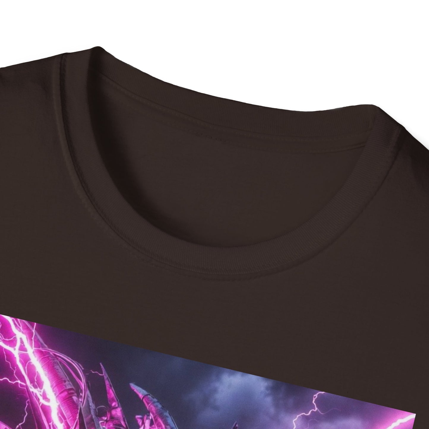 Dragon Lightning T-Shirt — Neon Purple Fantasy Dragon Graphic Tee