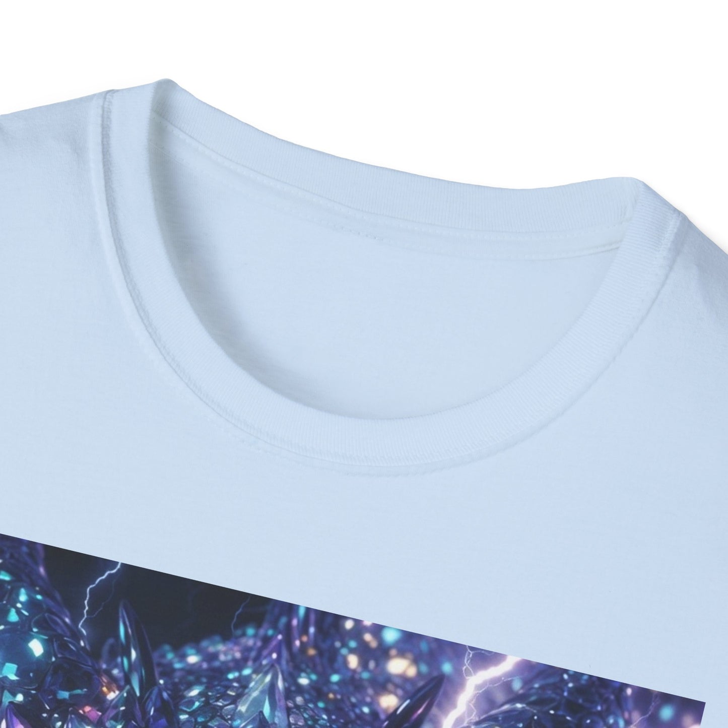 Electric Dragon T-Shirt — Neon Lightning Monster Graphic Tee
