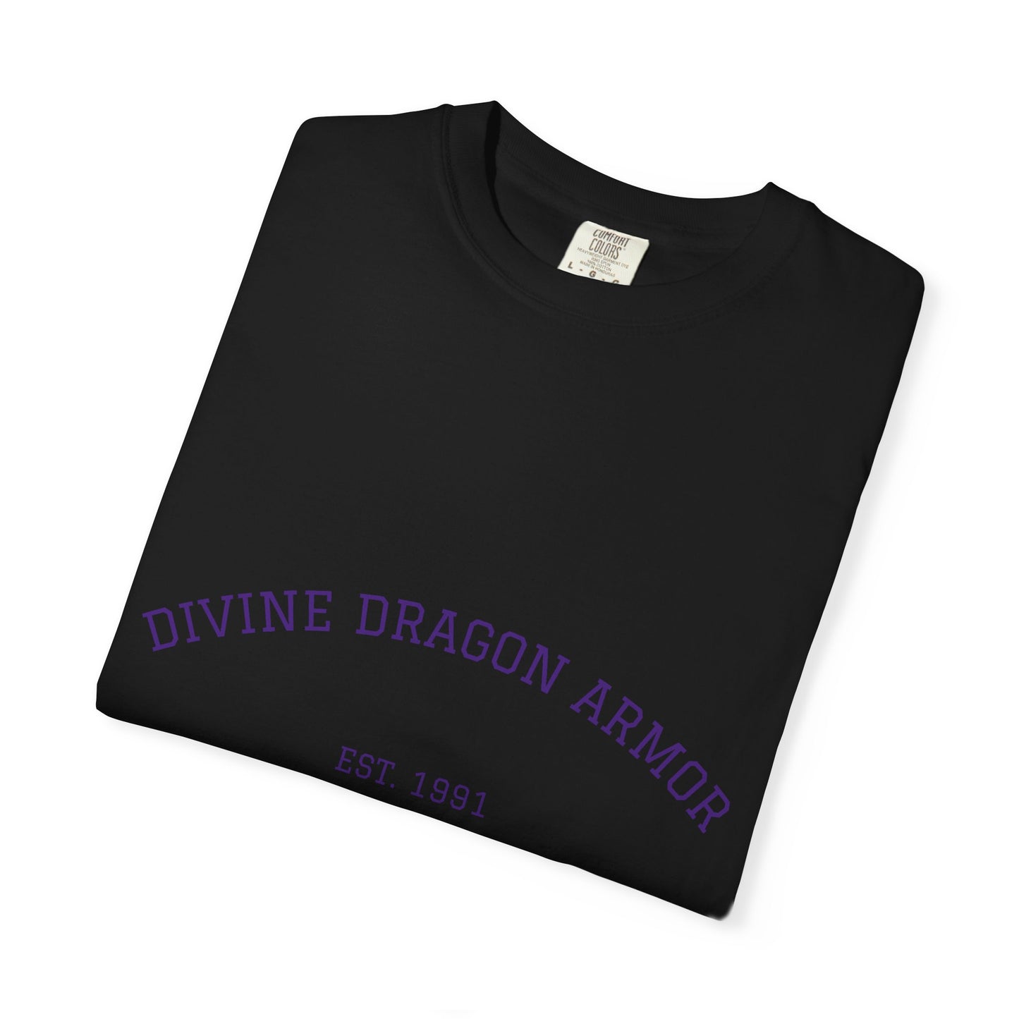 A Divine Dragon Armor Tee — Vintage 'Est. 1991' Graphic T-Shirt