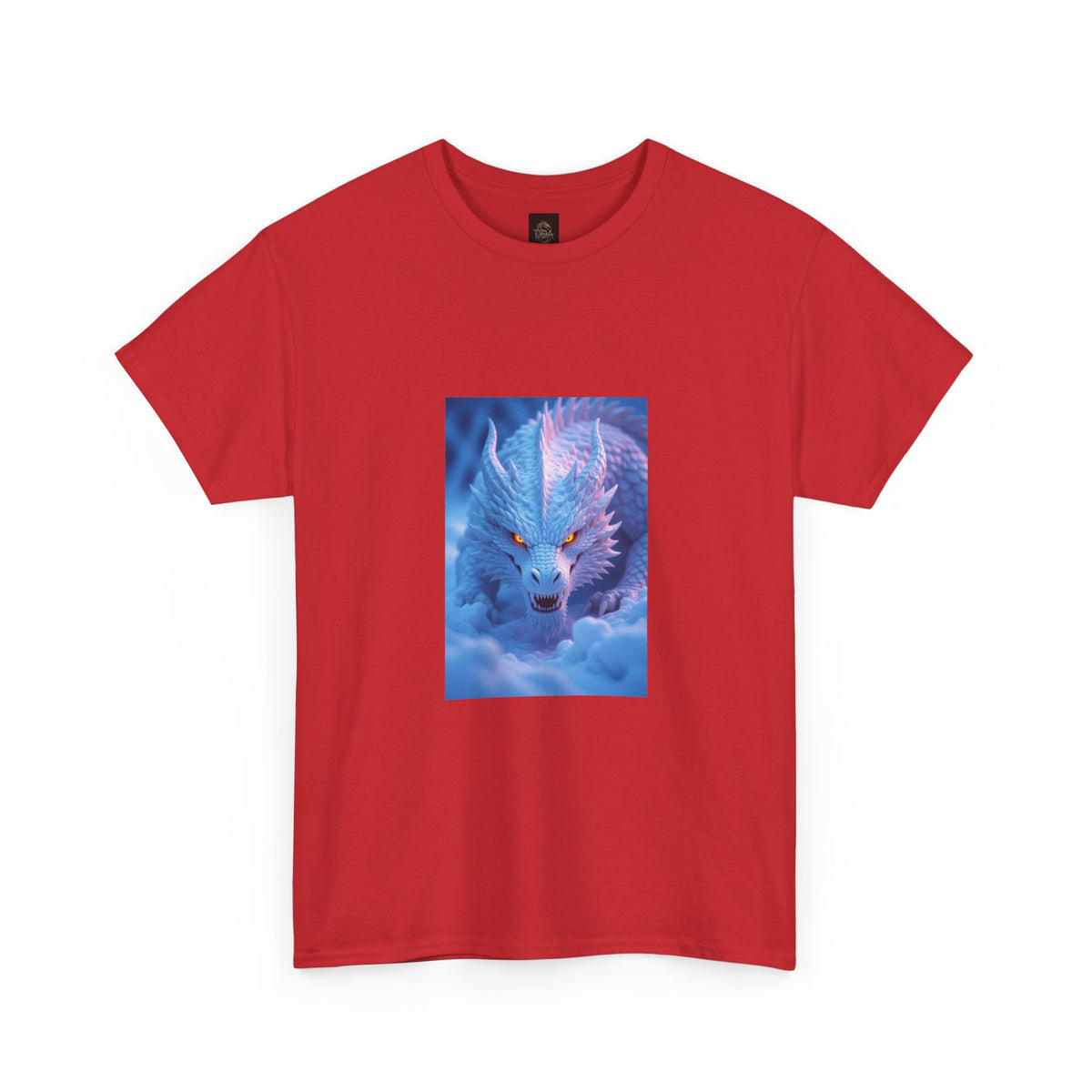 A Mystic Blue Dragon Tee — Ethereal Fantasy Animal Graphic T-Shirt