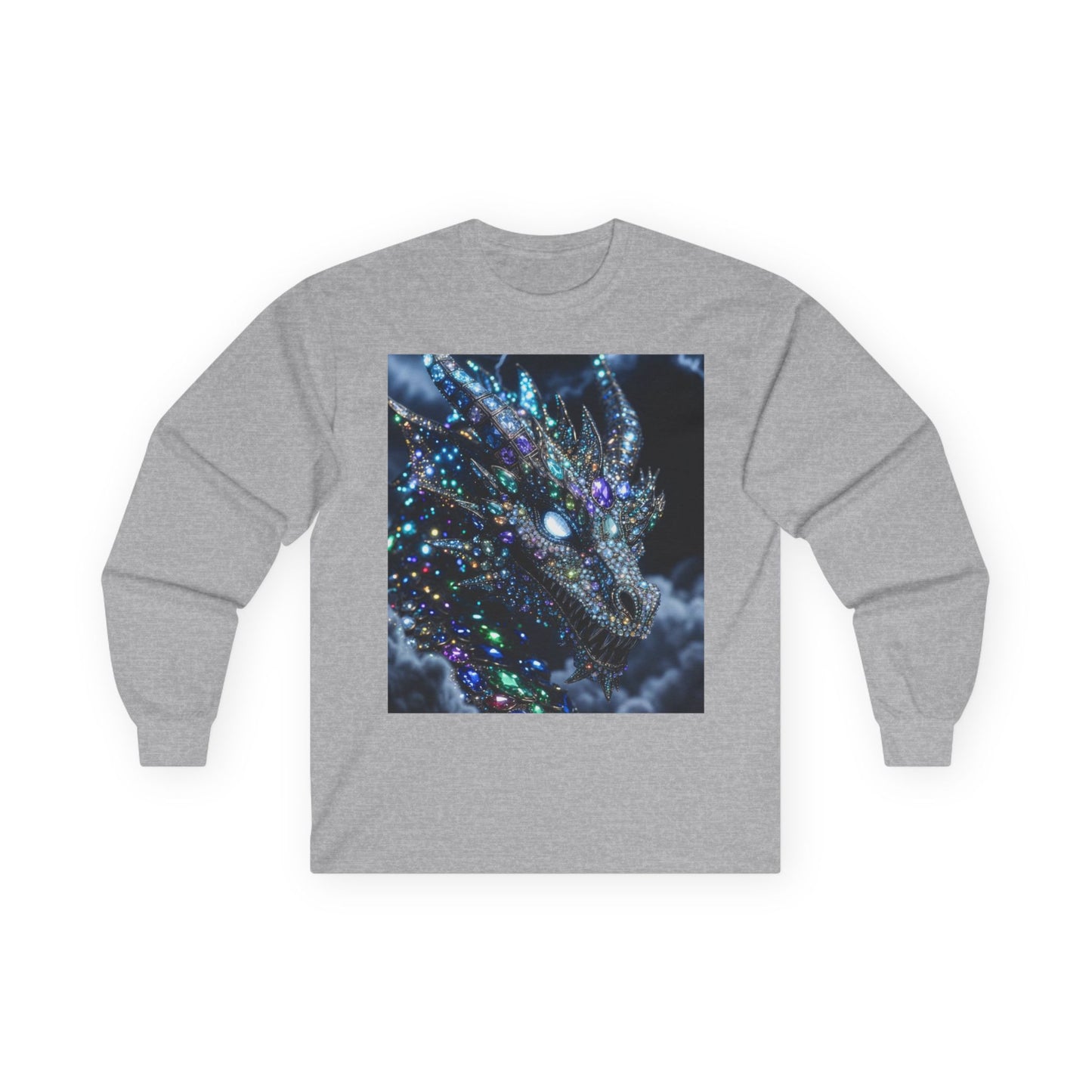 Mystic Crystal Dragon Long Sleeve Tee