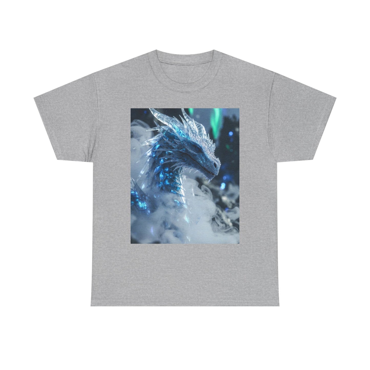 Ice Dragon Graphic Tee — Fantasy Dragon Art T-Shirt