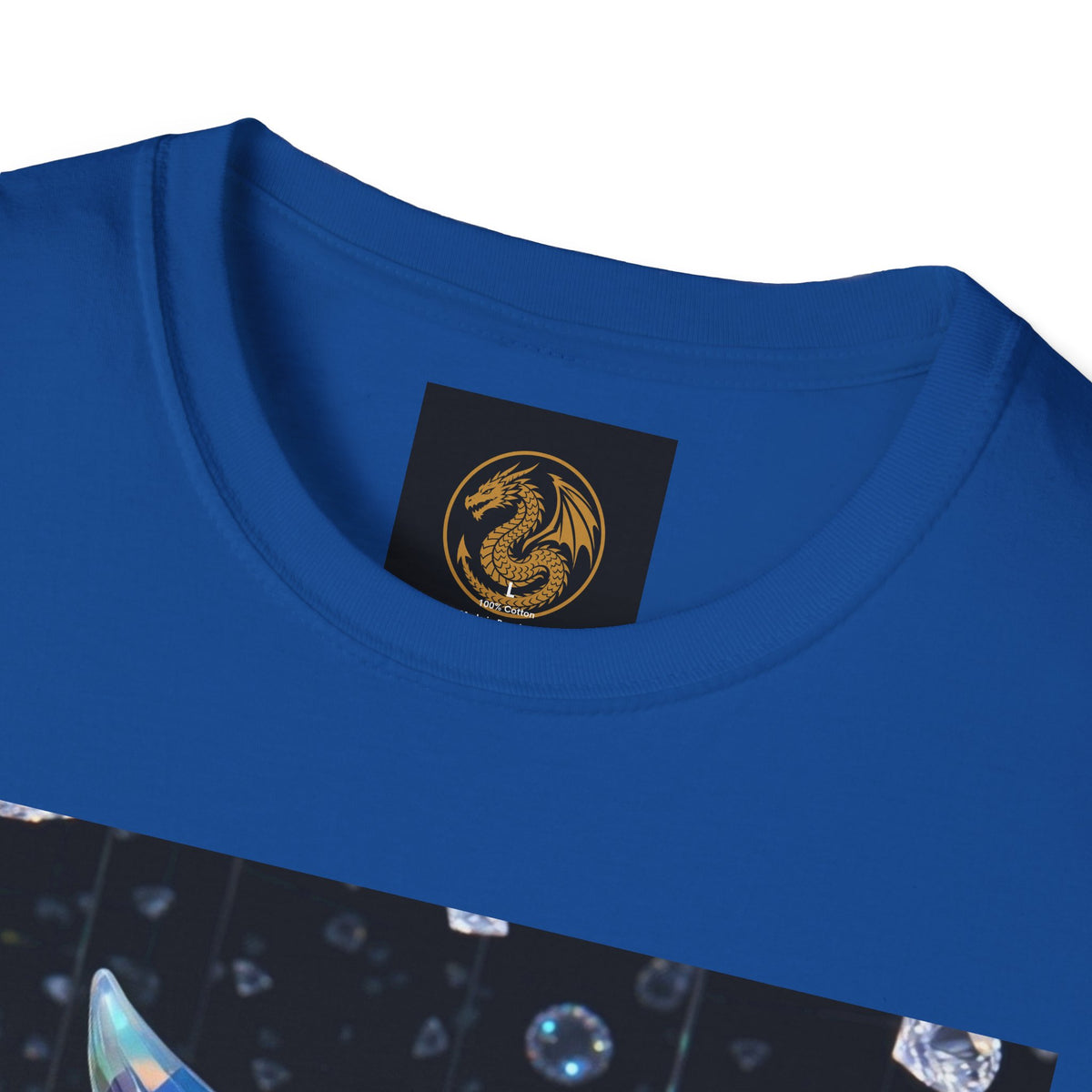 A Crystal Dragon T-Shirt — Sparkling Gem Fantasy Tee