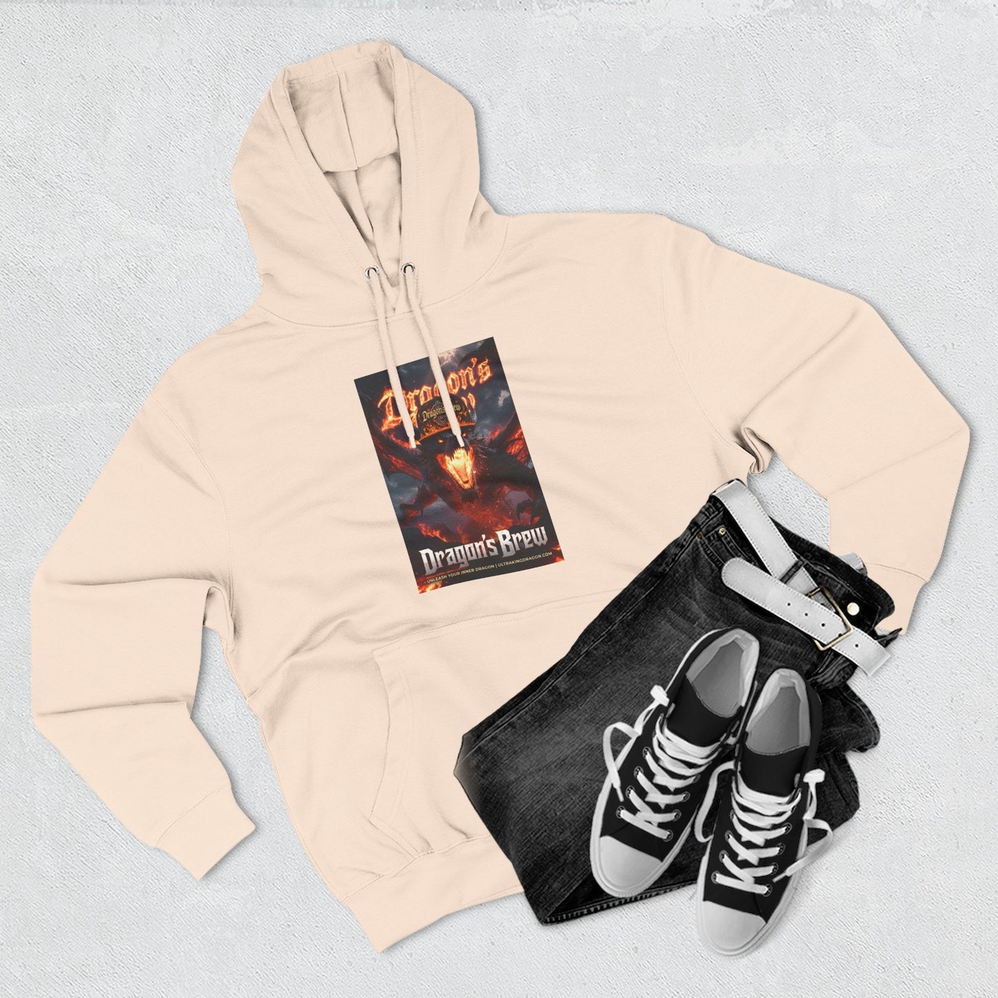 Dragons Brew Three-Panel Fleece Hoodie