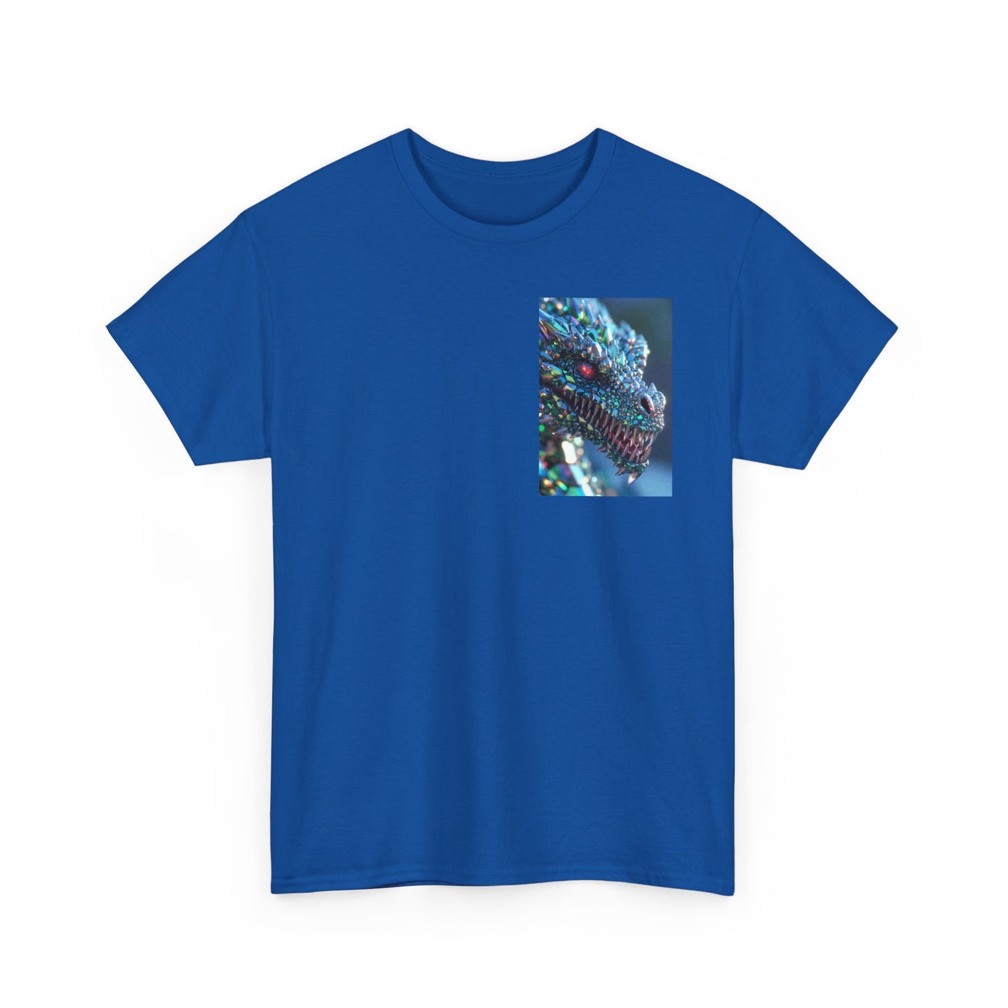 Dragon Scale Graphic Tee — Iridescent Fantasy Lizard Art Shirt