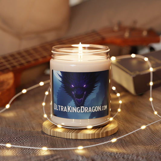 Ultra King Dragon Scented Soy Candle | 9oz | Relaxation, Home Decor, Gift for Gamers, Aromatherapy, Unique Candle Design